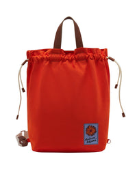 Sac seau avec écusson brodé - Hot Orange