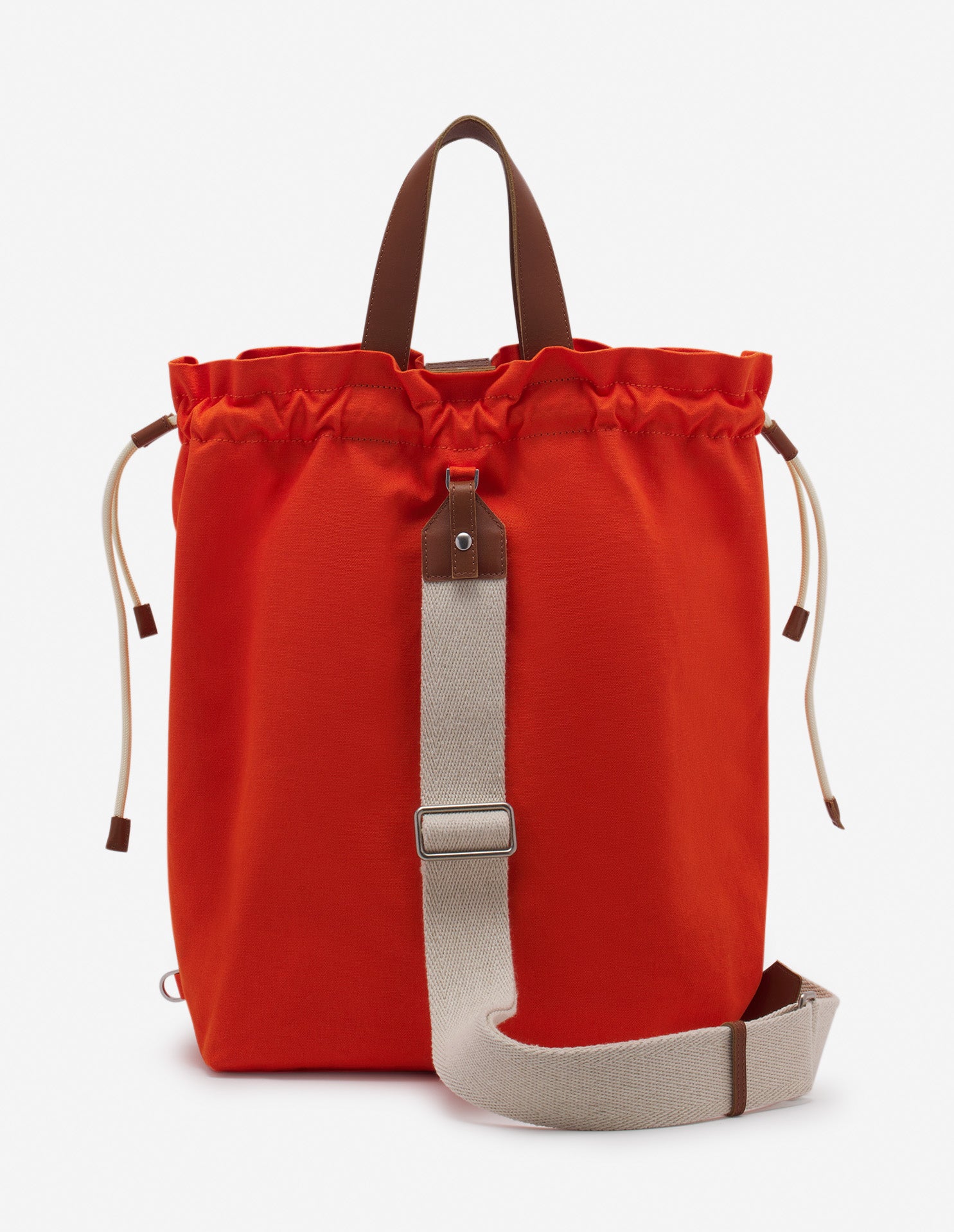 Sac seau avec écusson brodé - Hot Orange