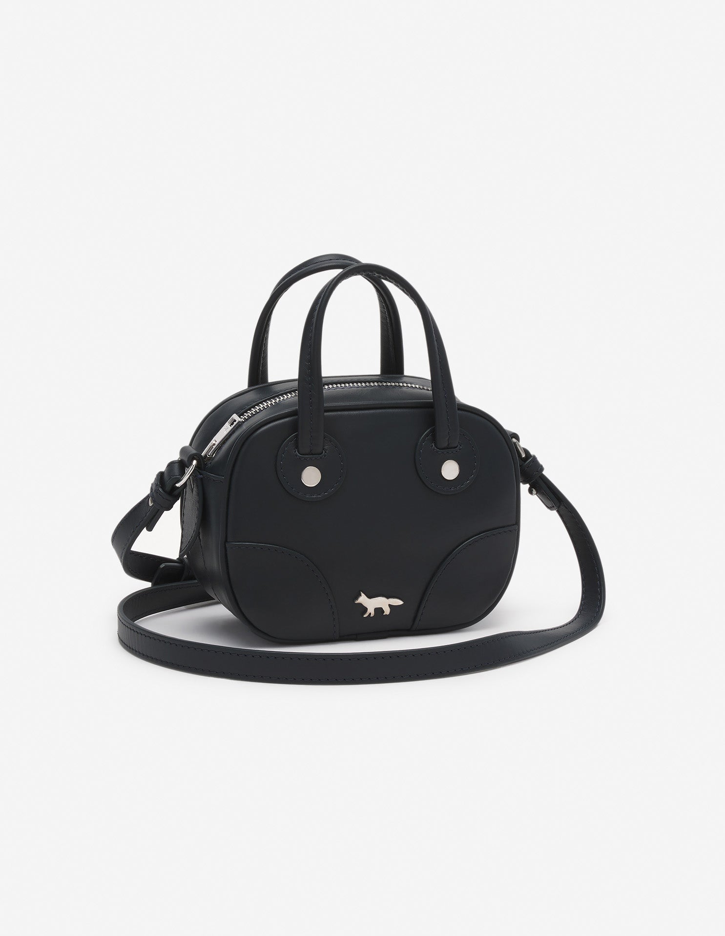 Petit sac Camera Boogie en cuir - Black