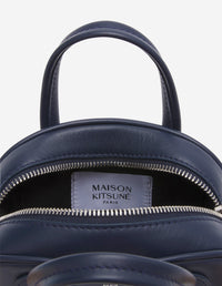 Camera Boogie small leather bag - Navy