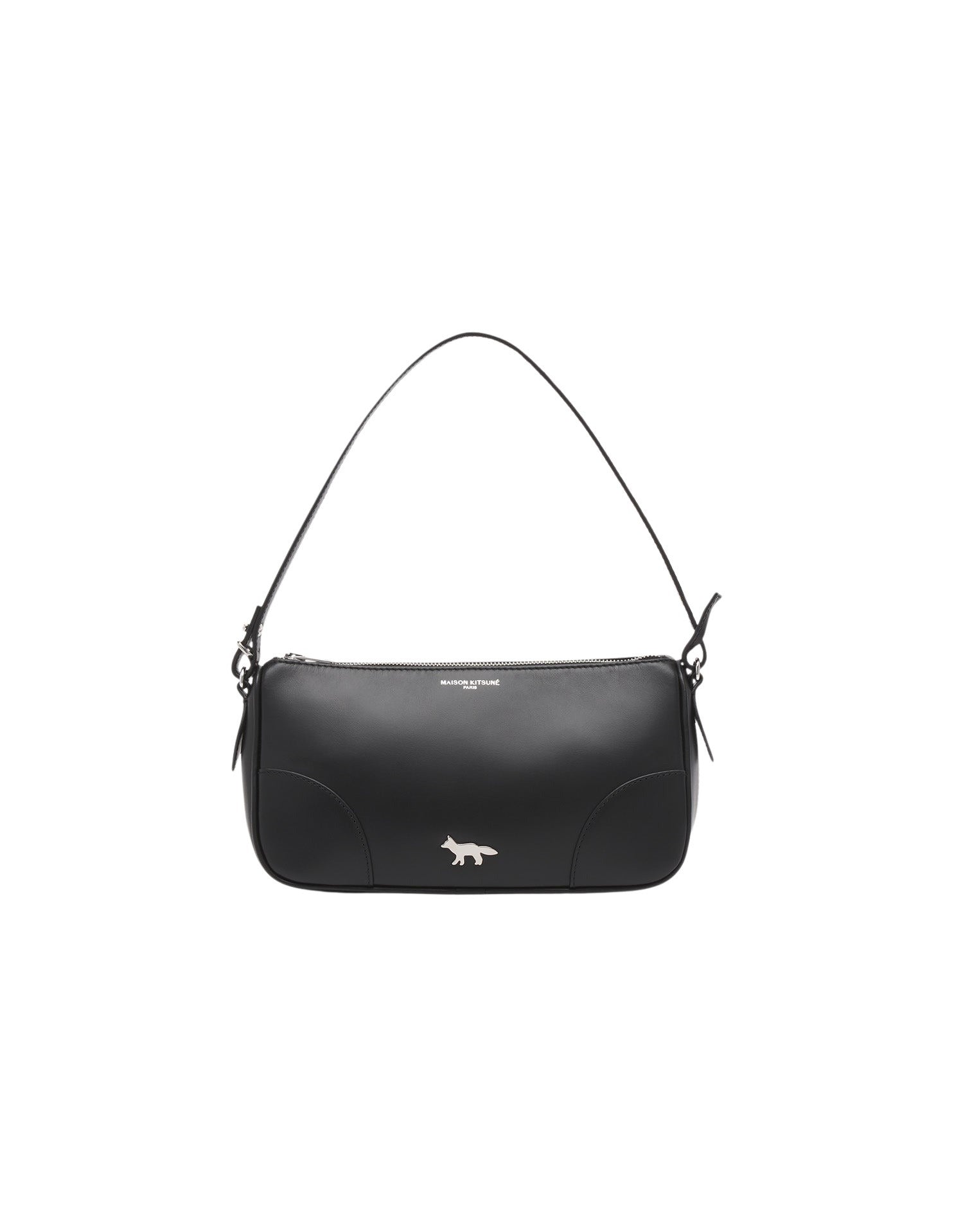 Sac Boogie Baguette en cuir - Black