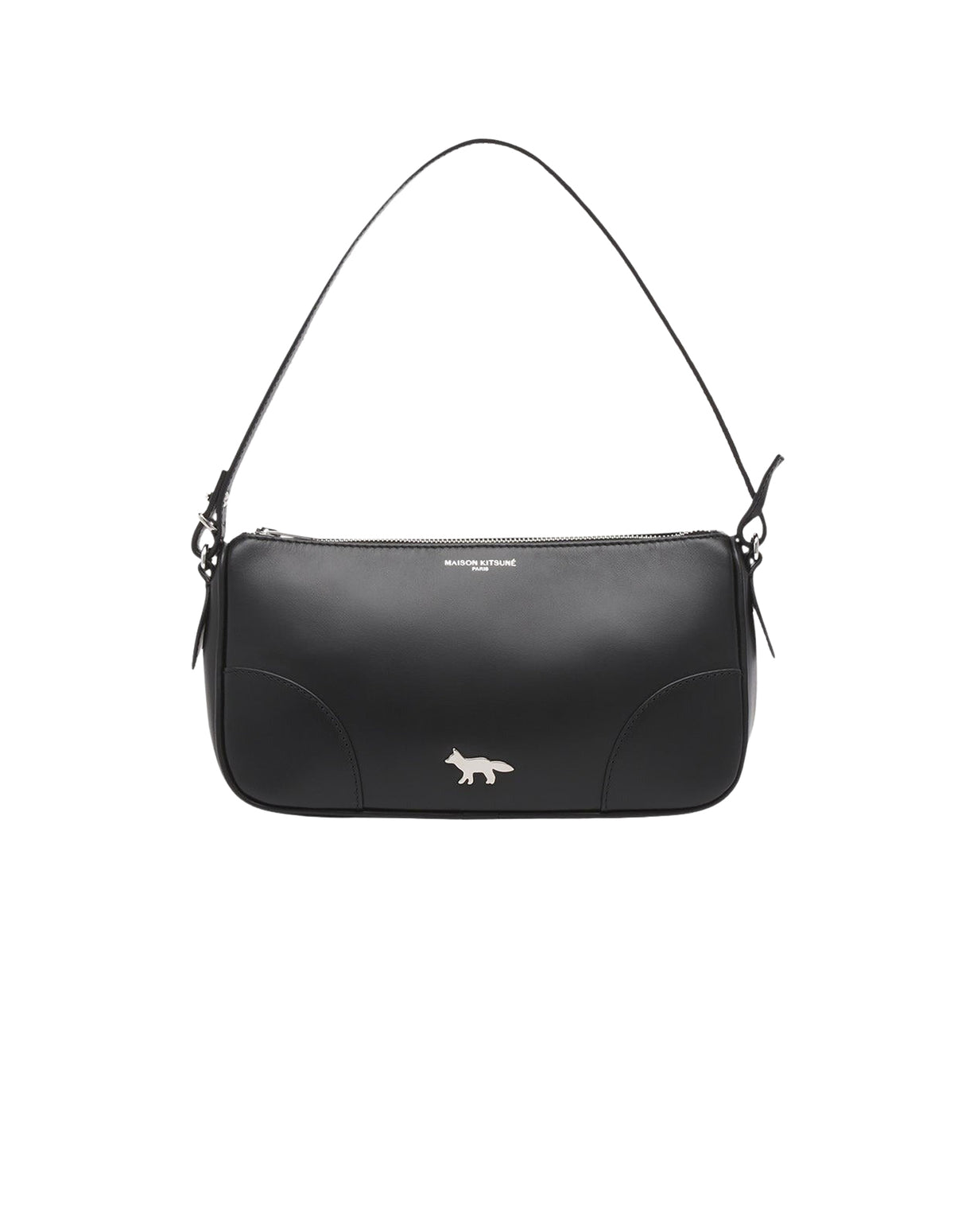 Sac Boogie Baguette en cuir - Black