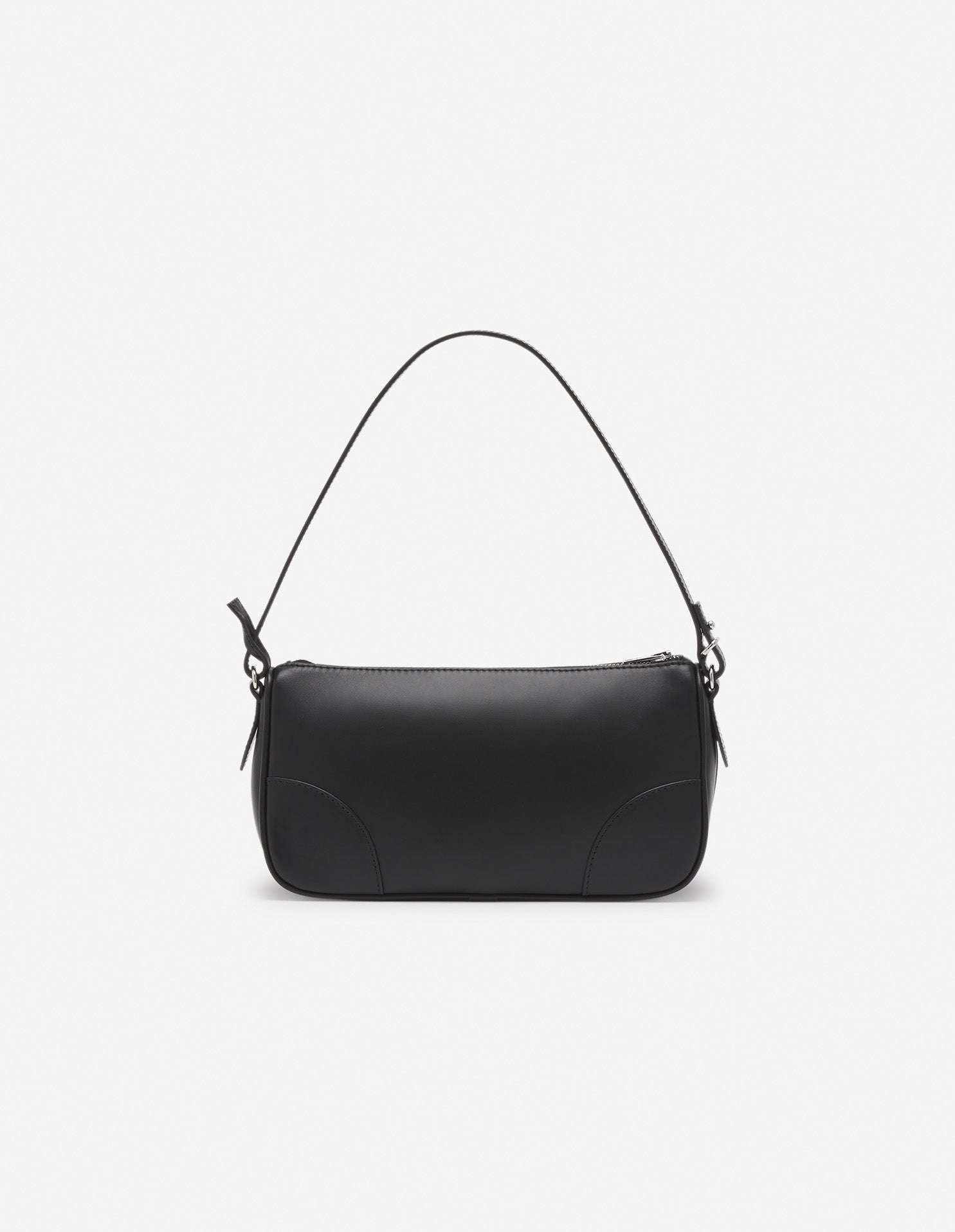Sac Boogie Baguette en cuir - Black