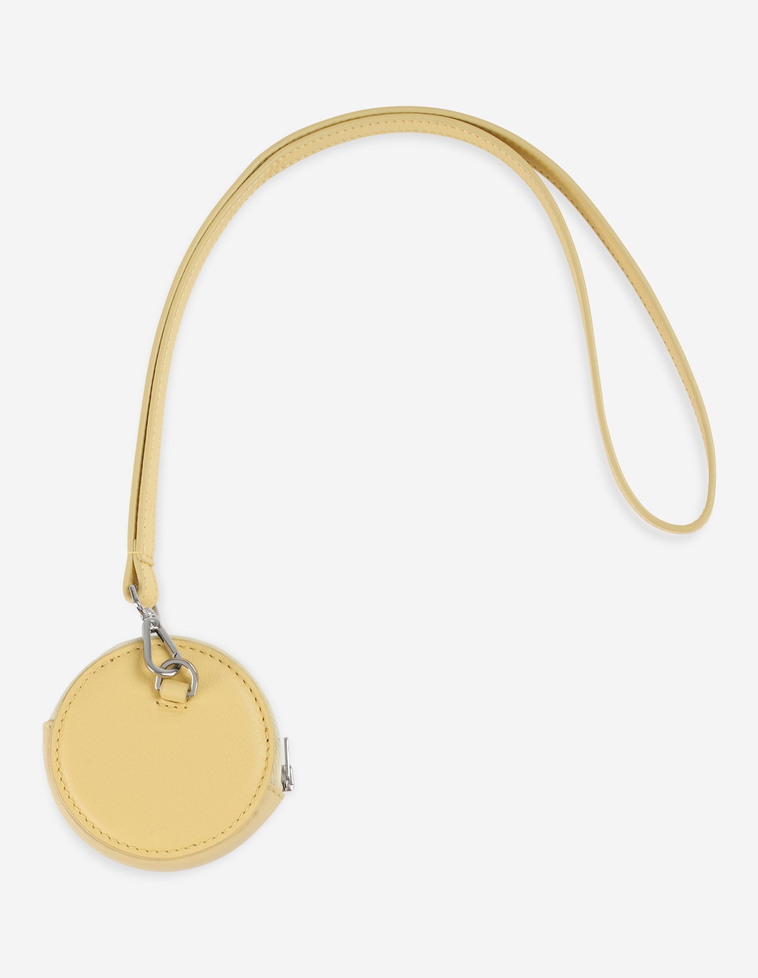 Cloud Zipped Coin Purse - Lime Green