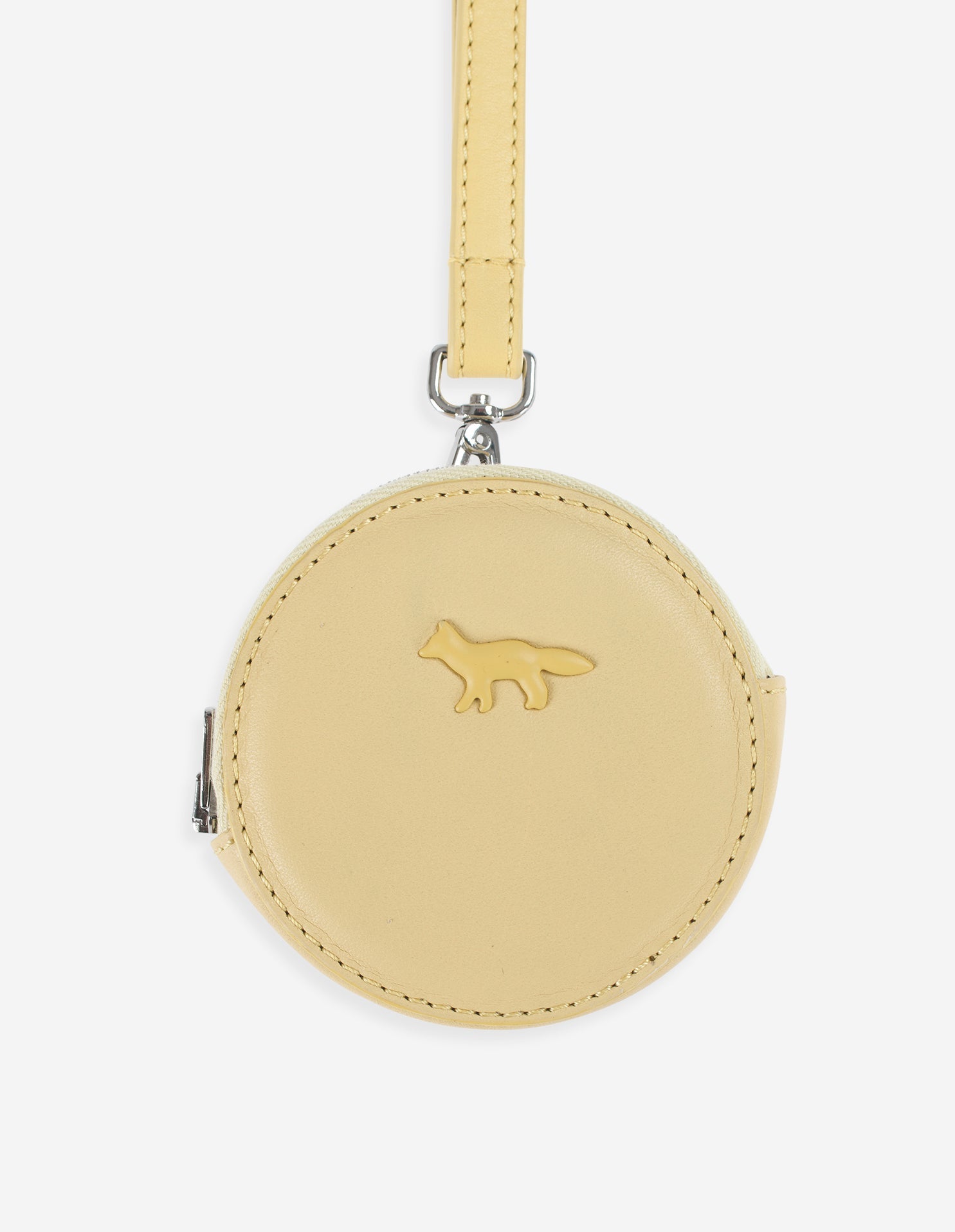Cloud Zipped Coin Purse - Lime Green