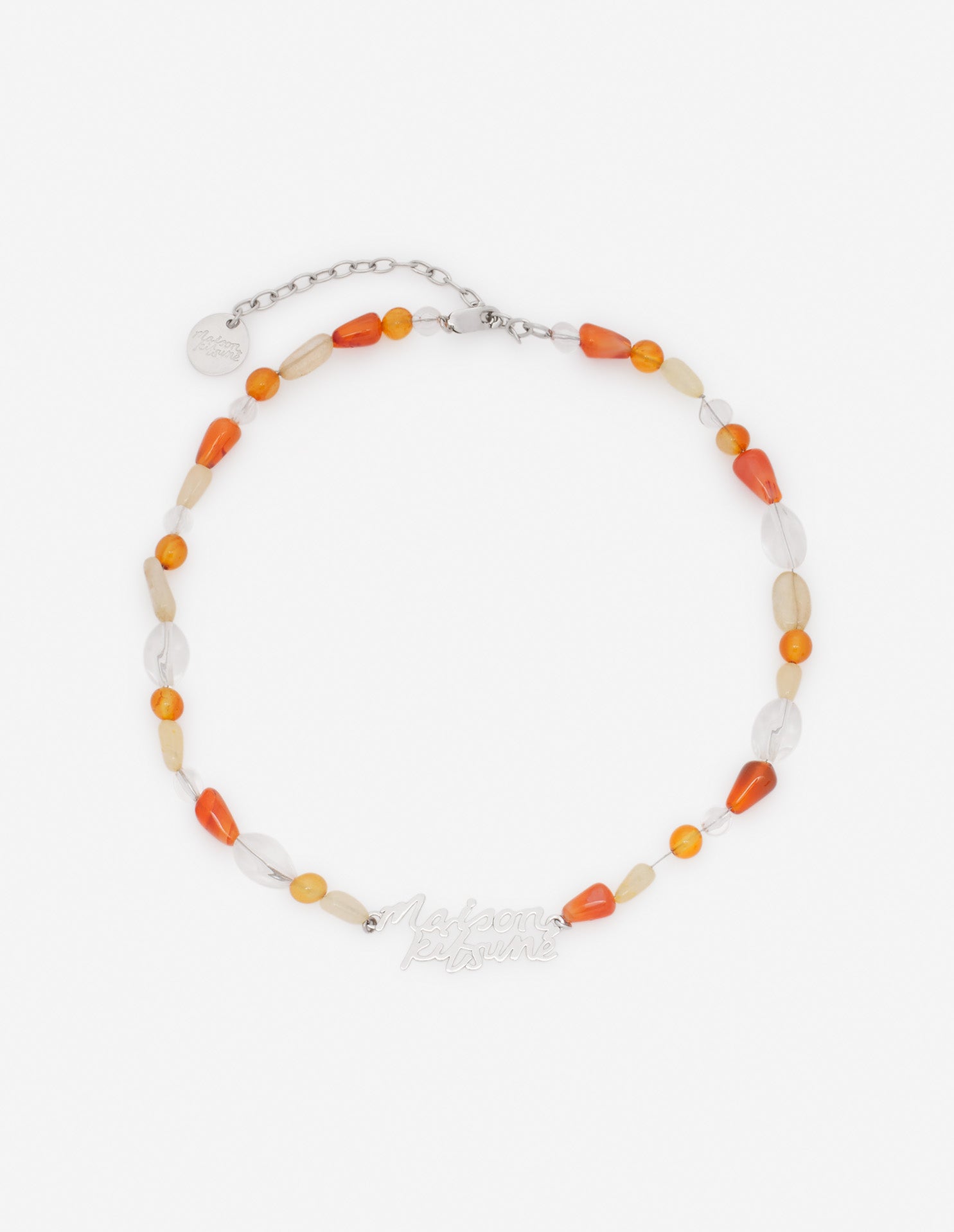 Maison Kitsune Handwritting Beads Chocker - Multicolor