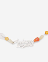 Maison Kitsune Handwritting Beads Chocker - Multicolor