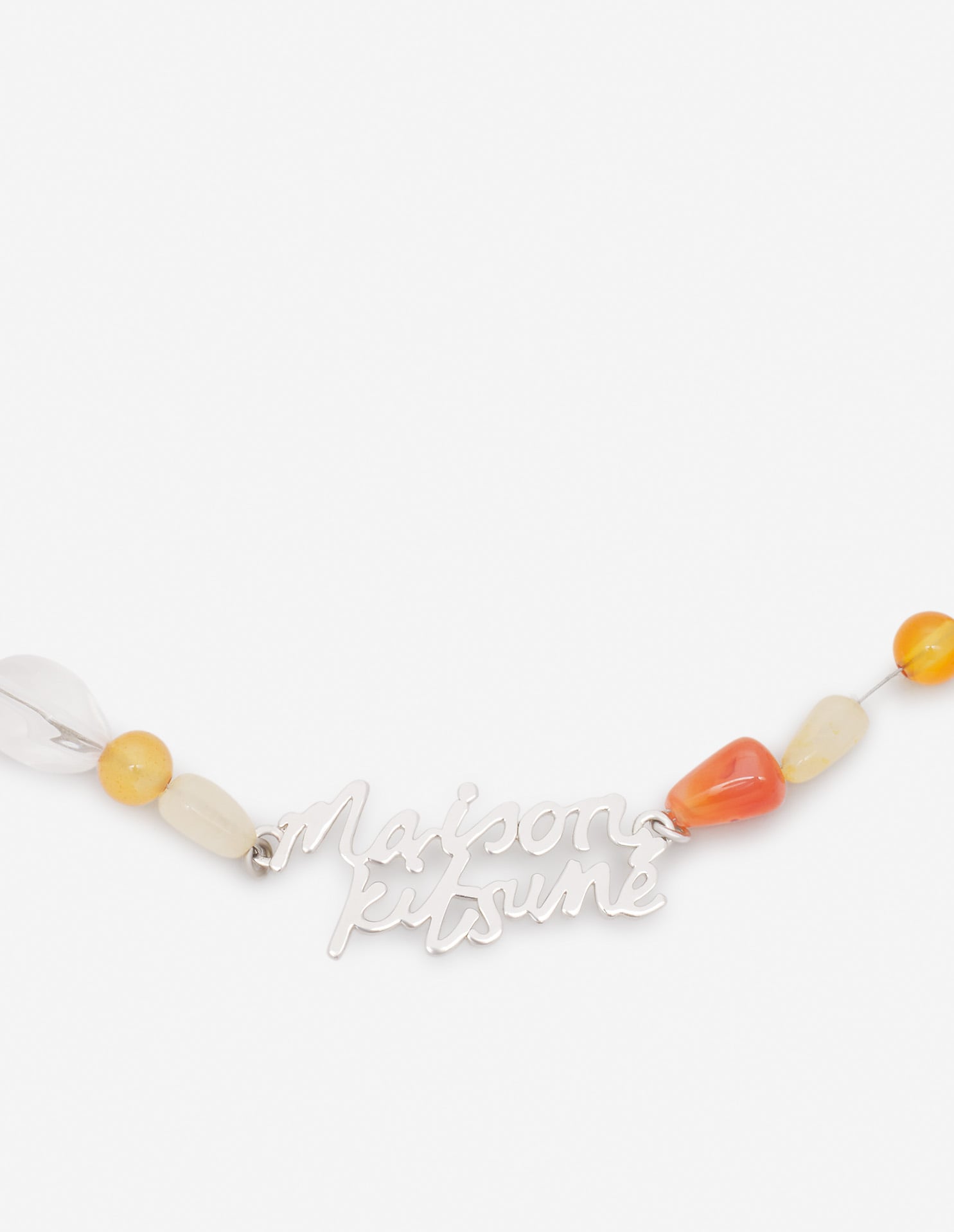 Maison Kitsune Handwritting Beads Chocker - Multicolor