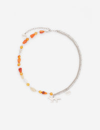 Profile Fox & Beads Necklace - Multicolor