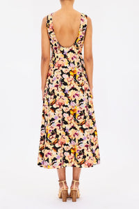 Robe midi Georgia - Night Bloom