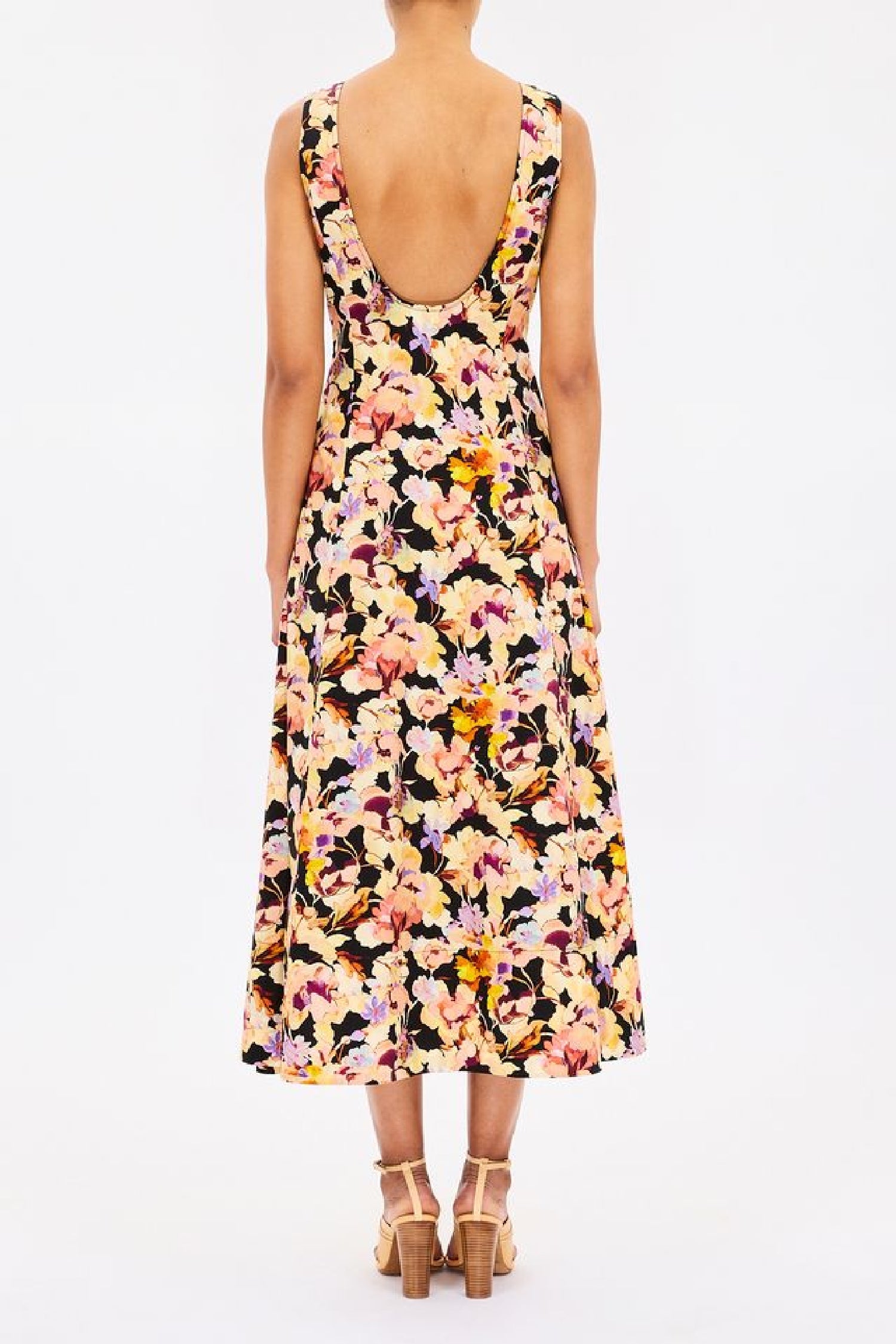 Robe midi Georgia - Night Bloom