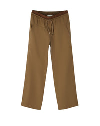 Pantalon à motif jacquard - Miel