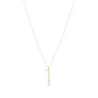 1qty RELIQUAT 580€/ QTY IN : 1-QTY OUT : 0- ST : 0% // Collier Chiffre numéro 1-Jaune