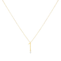 1qty RELIQUAT 580€/ QTY IN : 1-QTY OUT : 0- ST : 0% // Collier Chiffre numéro 1-Jaune