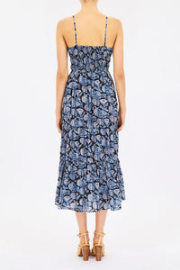 Robe midi Aydin à fines bretelles - Zinnia
