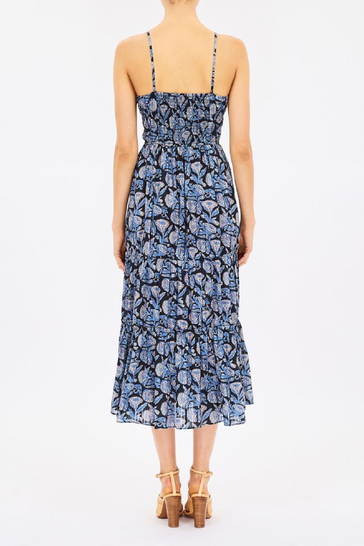 Robe midi Aydin à fines bretelles - Zinnia