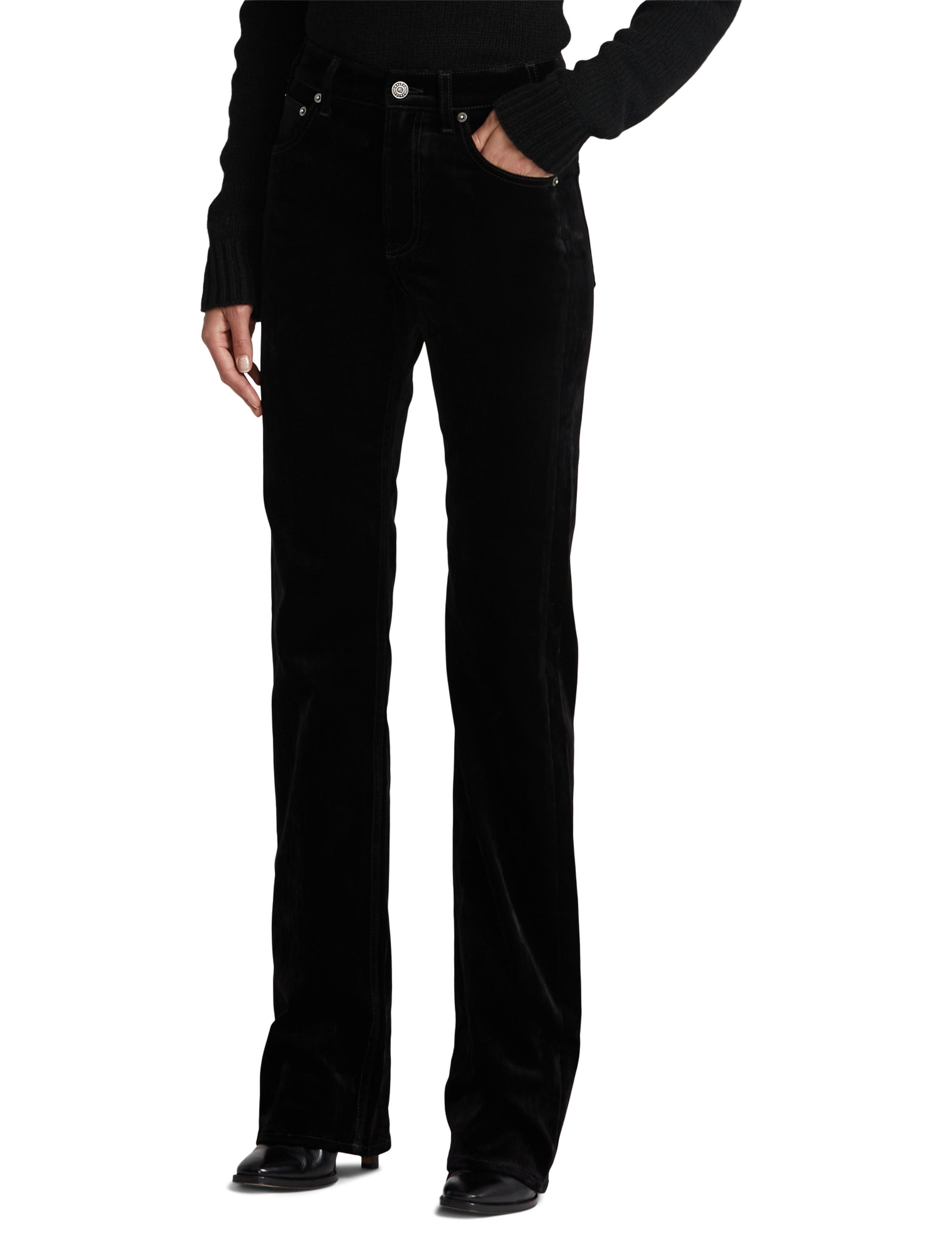 Jean bootcut Kaida décontracté - Black Jasper