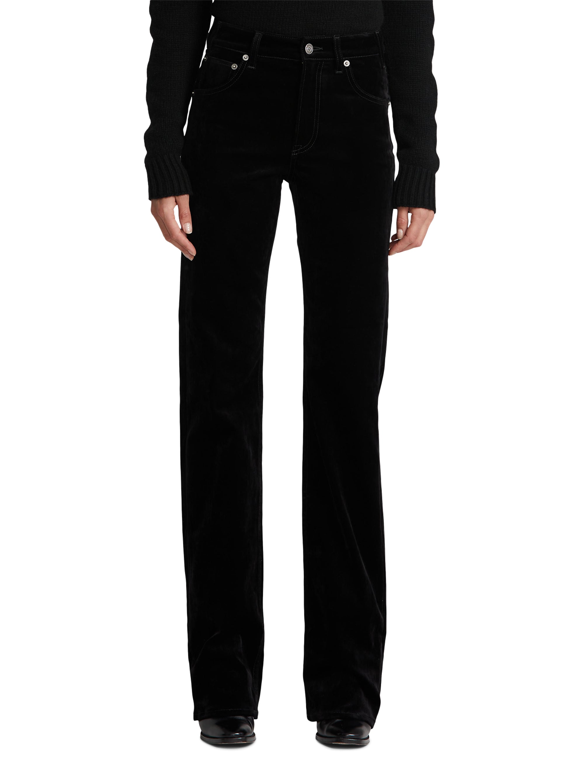 Jean bootcut Kaida décontracté - Black Jasper
