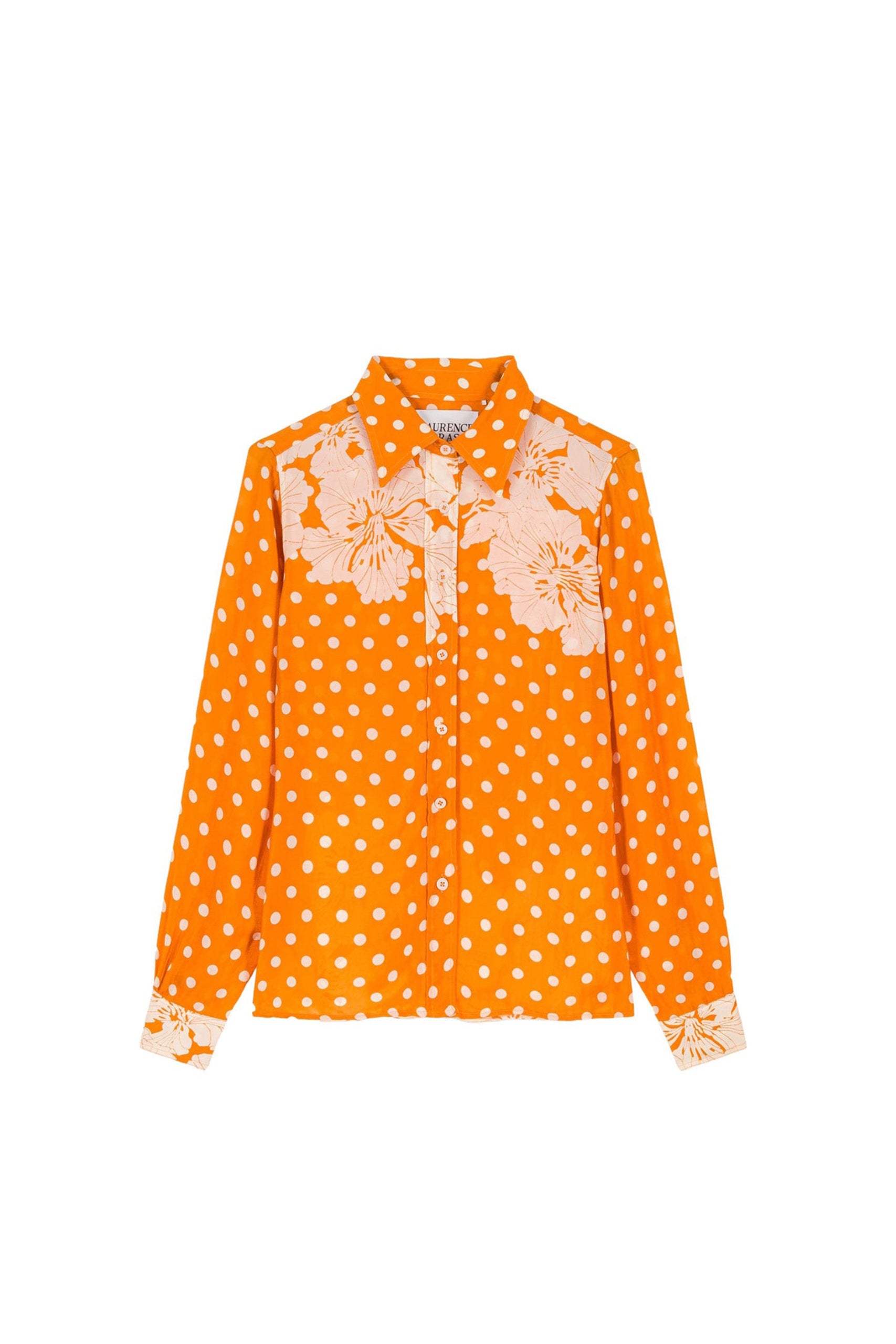 Blouse Namibie à manches longues - Orange