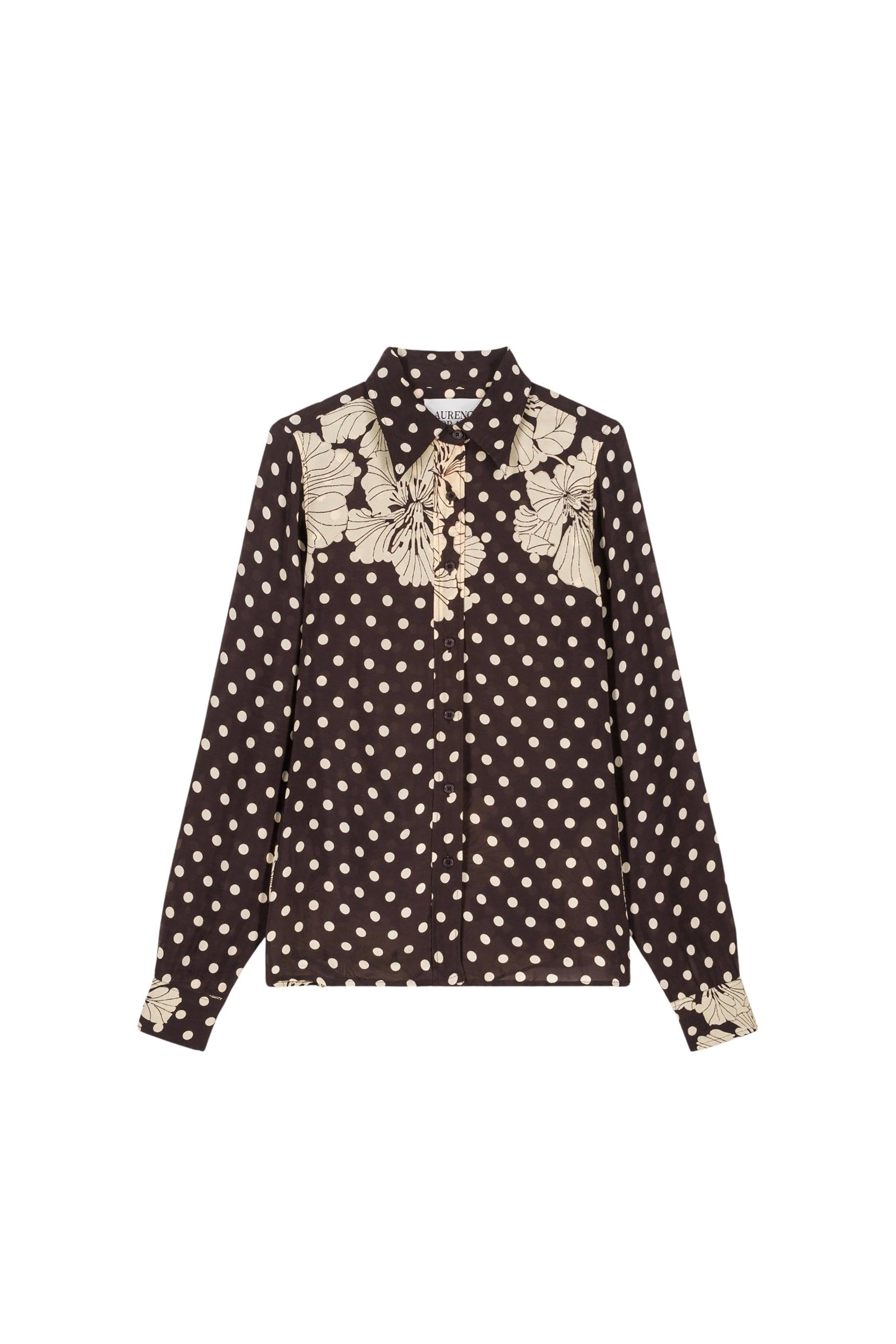 Blouse Namibie à manches longues - Brown