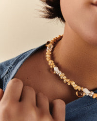 Collier Natà en citrine - Citrine & Perle
