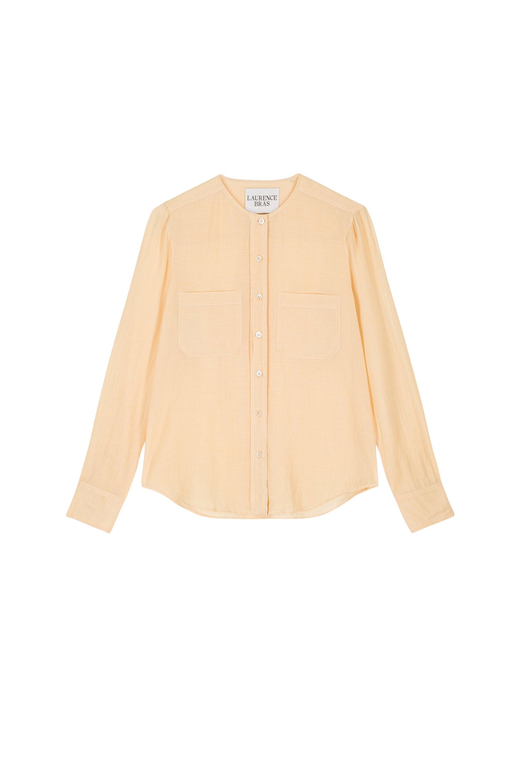Blouse Newflower à manches longues - Beige