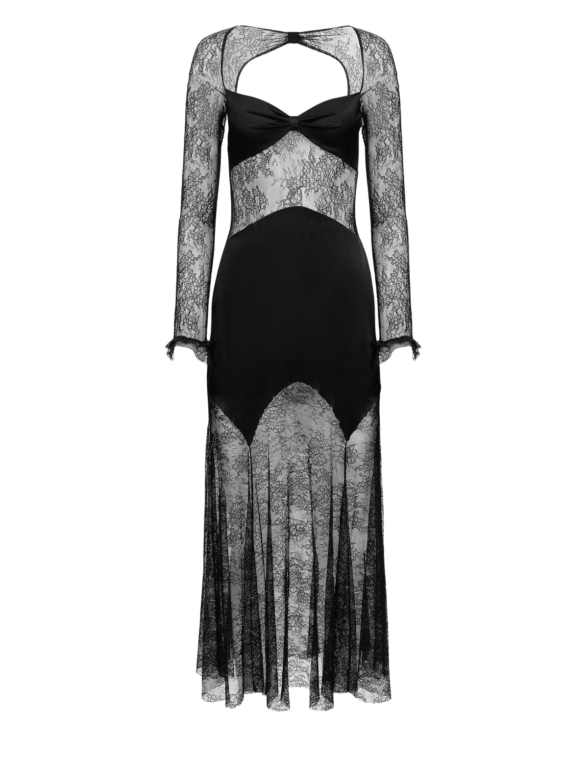 ROBE MIDI EN SATIN