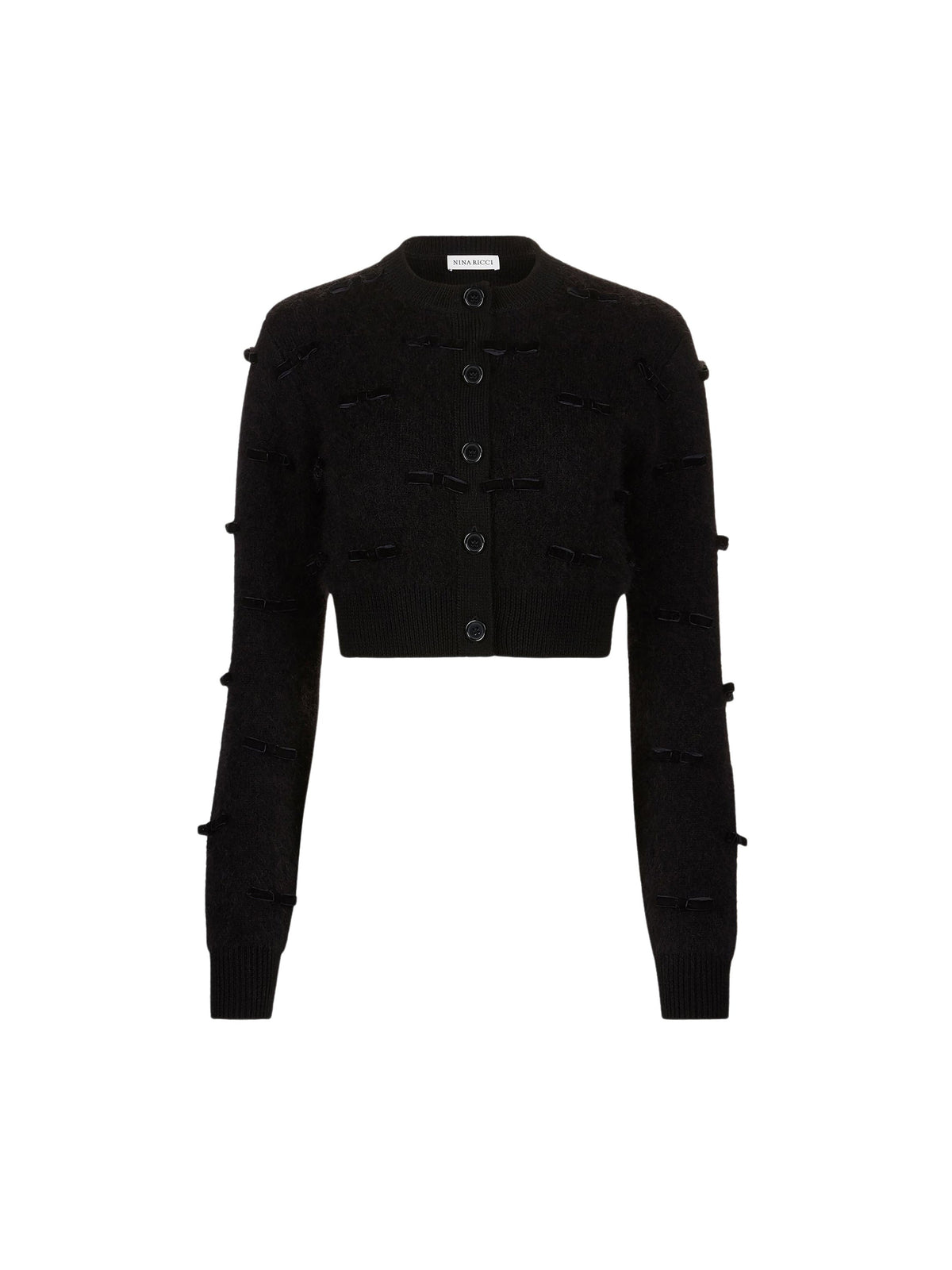 CARDIGAN EN MAILLE DE MOHAIR - Noir