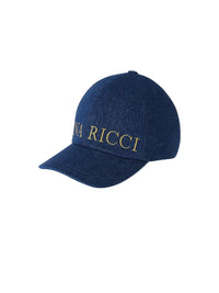 CASQUETTE EN DENIM AVEC LE LOGO DE NINA RICCI