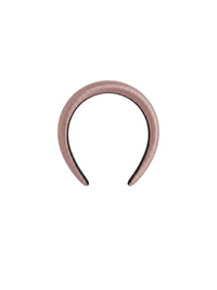 BANDEAU EN SATIN VOLUMINEUX - Rose