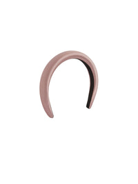 BANDEAU EN SATIN VOLUMINEUX - Rose