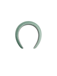 BANDEAU EN SATIN VOLUMINEUX - Vert