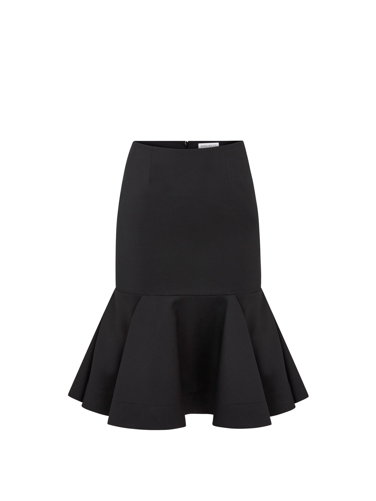 JUPE MIDI PEPLUM