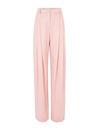 PANTALON À JAMBES LARGES PLISSÉES