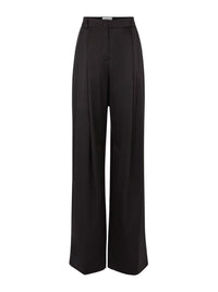 PANTALON À JAMBES LARGES PLISSÉES