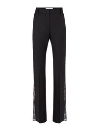 PANTALON EN DENTELLE DROIT - Noir