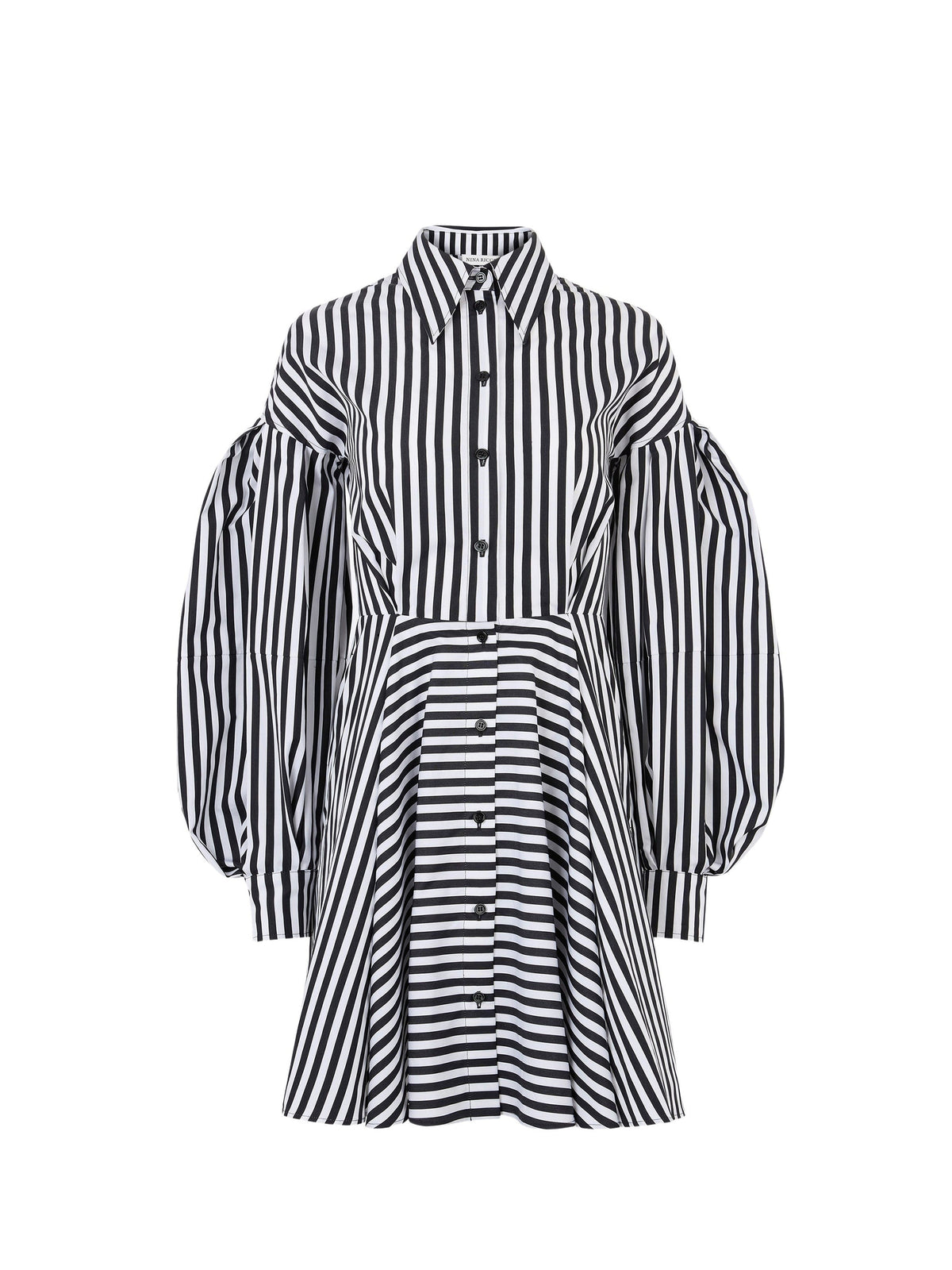 ROBE MIDI AVEC MANCHES COCON - Bleu
