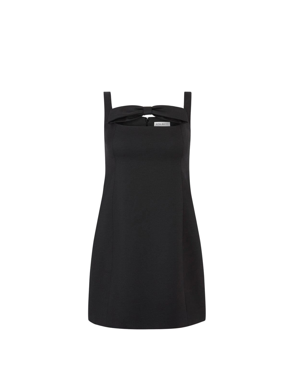 MINI-ROBE BUSTIER AVEC PEPLUM - Noir