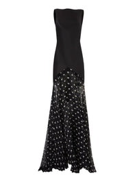ROBE DE SIRÈNE DOS OUVERT - Noir