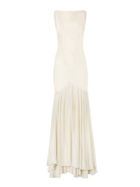 ROBE DE SIRÈNE DOS OUVERT - Beige