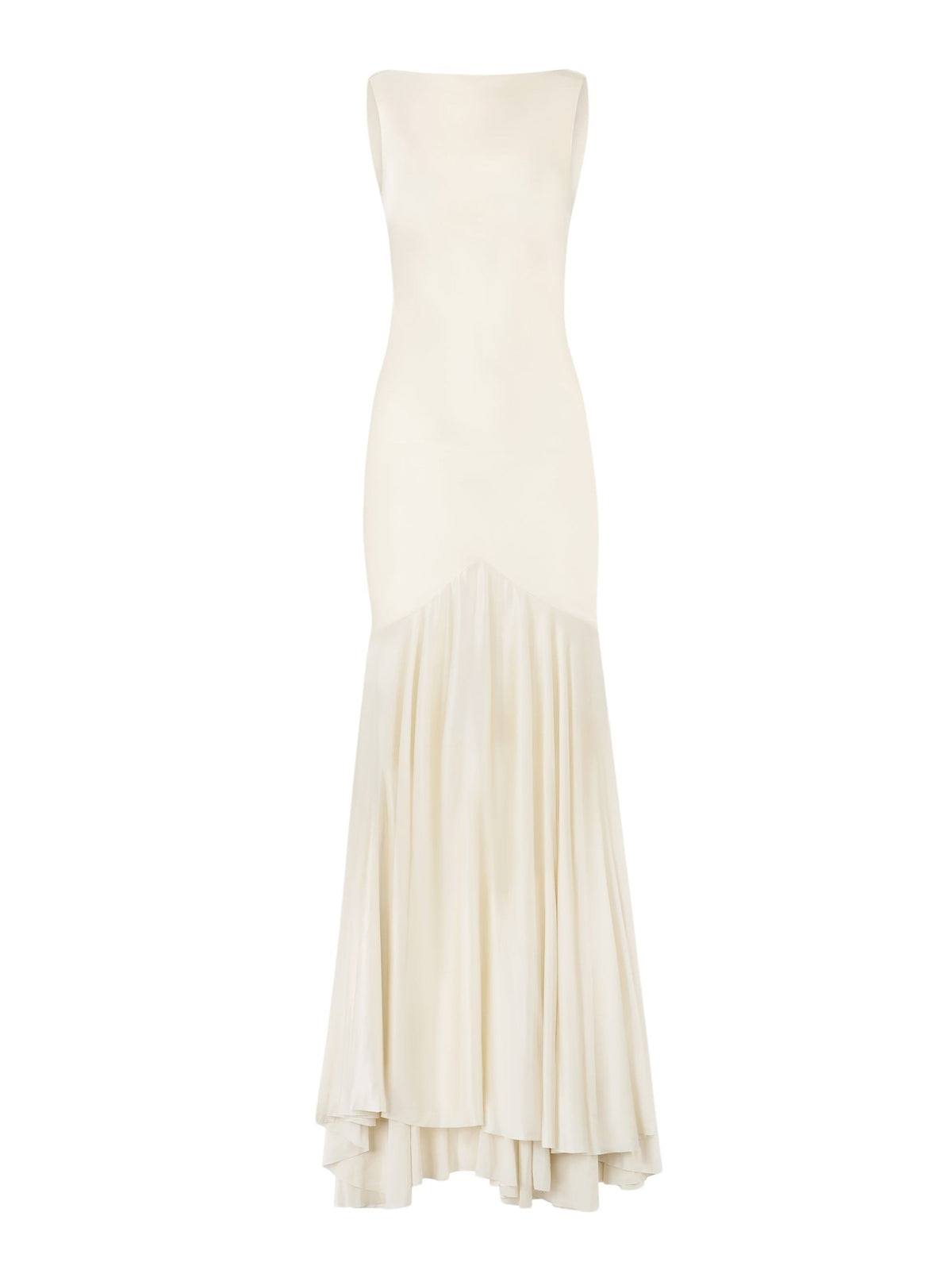 ROBE DE SIRÈNE DOS OUVERT - Beige