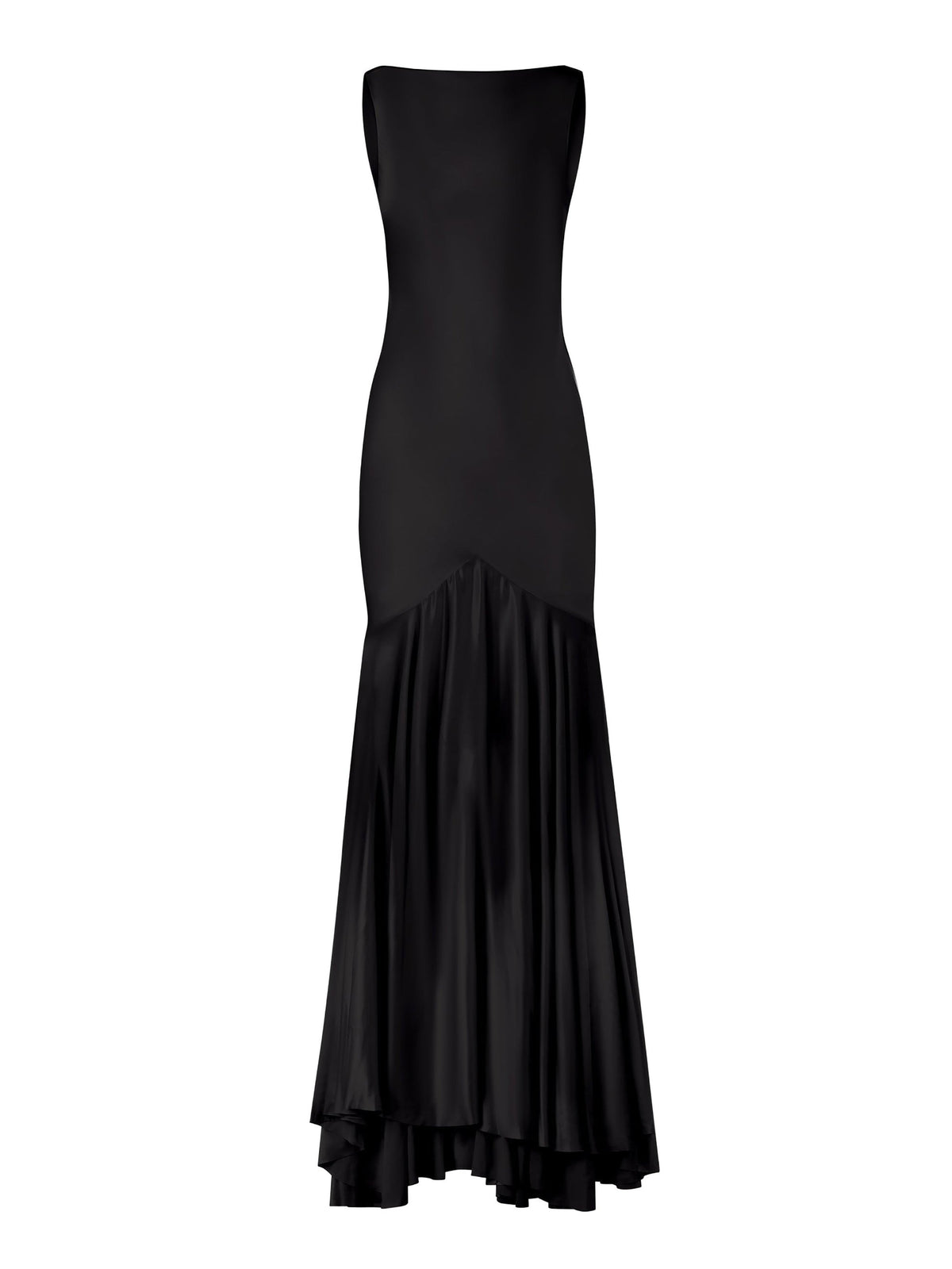 ROBE DE SIRÈNE DOS OUVERT - Noir