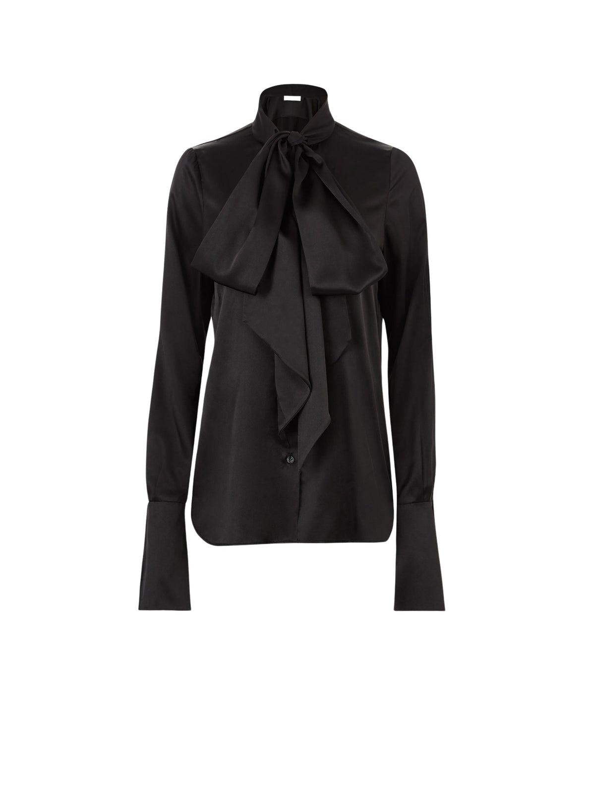CHEMISE LAVALIERE EN SATIN