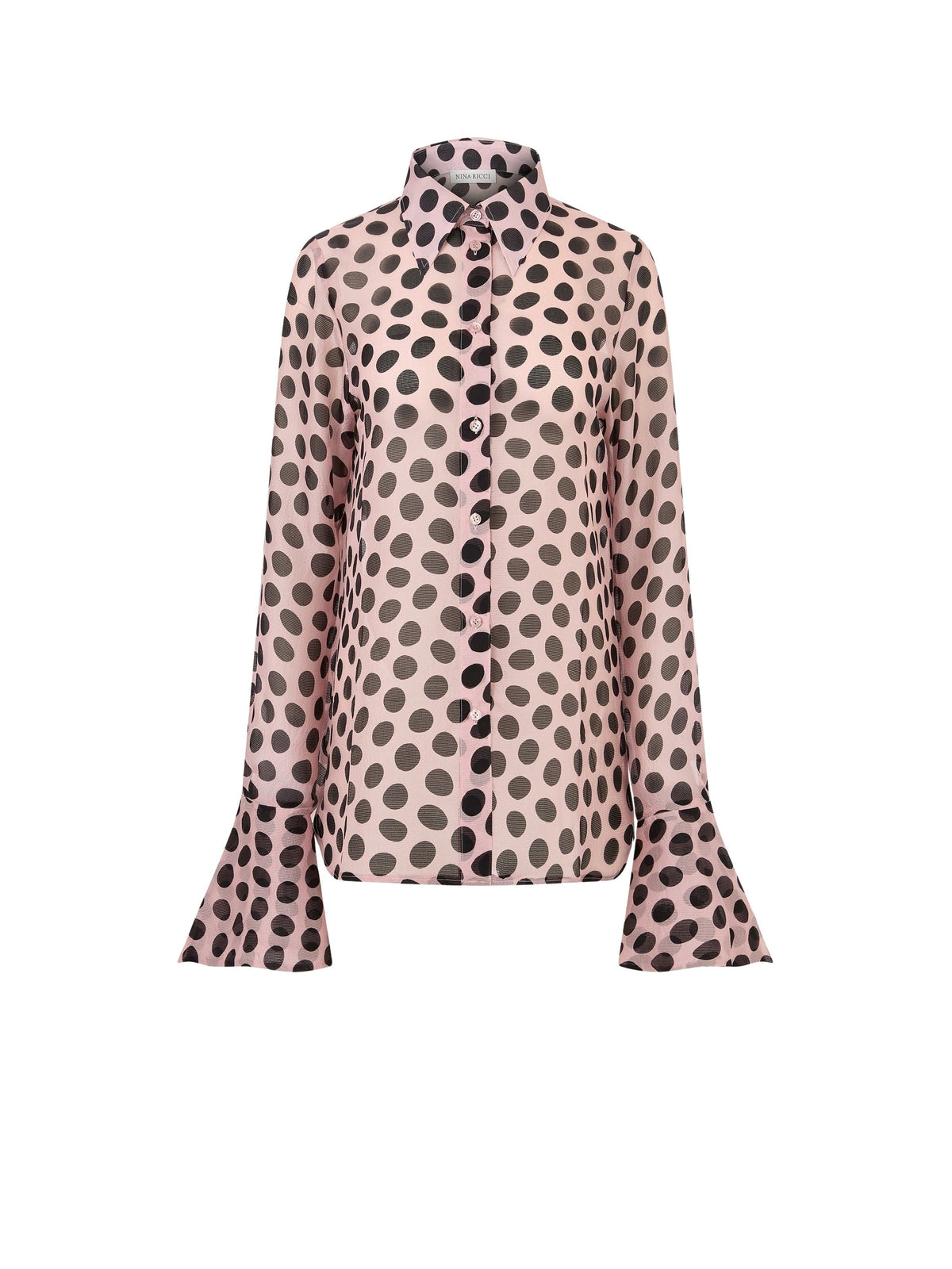 CHEMISE À POIGNETS D’ÉLÉPHANT - Rose