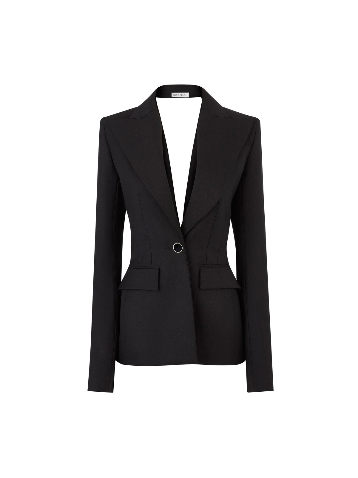 VESTE À DOS OUVERT - Noir