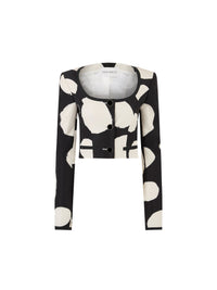 CHEMISE À POIGNETS ÉVASÉS - Noir
