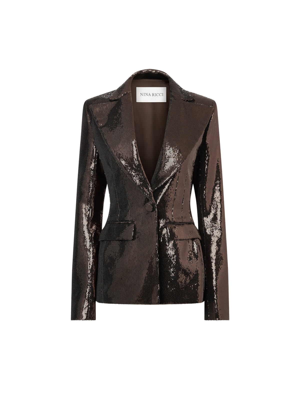 CHEMISE À POIS GROS, ÉPAULES DÉFONÇÉES, AVEC NŒUDS ET PLIS