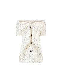 VESTE ÉPAULE DÉNUDÉE - Beige