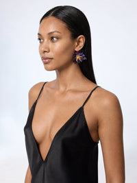 Boucles d’oreilles « pistil bloom » - Violet
