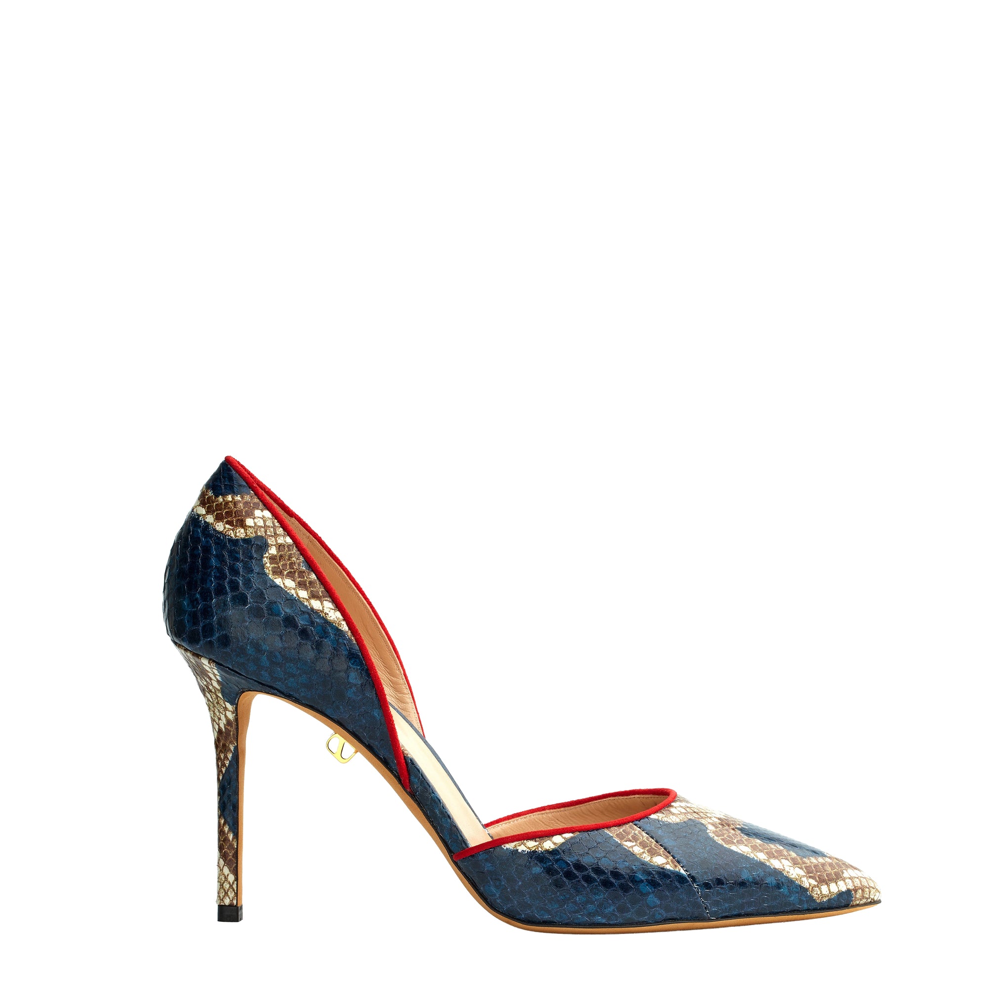 3qty NEW / Escarpins Nieves 90 en cuir Ayers - Blue